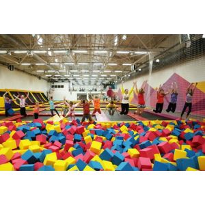 Кубики поролоновые 400*400*400мм цветные